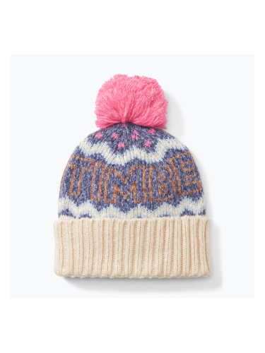 Дамска зимна шапка Timberland Fairisle Cuff Hat peacoat