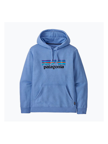 Патагония P-6 Лого Uprisal суитшърт обилно синьо