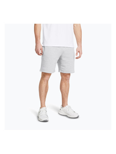 Мъжки шорти за тренировка Under Armour Rival Fleece mod gray light heather/white