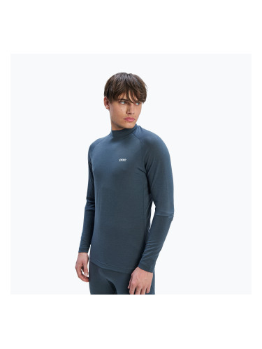 Мъжка термоактивна блуза POC Layer Merino Mock Neck Jersey sylvanite grey