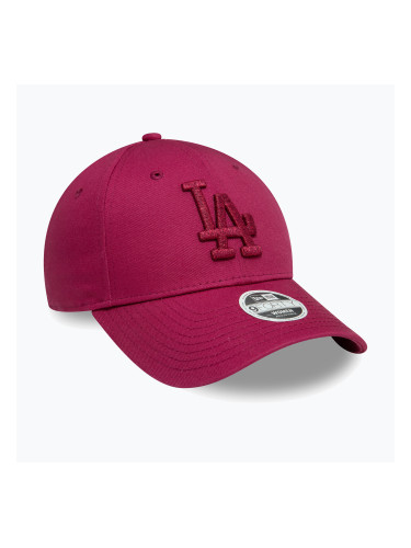 New Era Metallic Logo 9Forty Los Angeles Dodgers бейзболна шапка тъмночервена