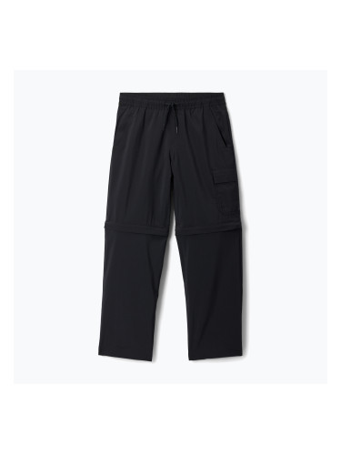 Детски туристически панталони Columbia Silver Ridge Utility Convertible Hiking black