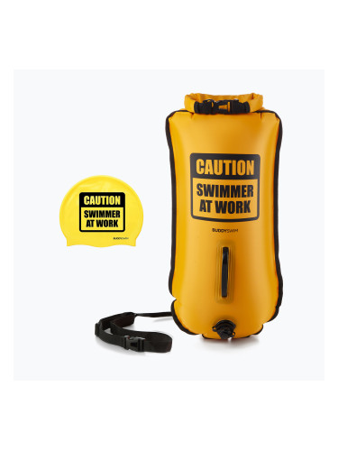 BuddySwim CSW Суха чанта за спасителни буйове 28 л жълт