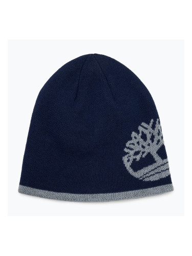 Мъжка зимна шапка Timberland Reversible Logo Beanie peacoat