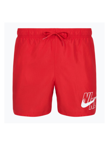Мъжки бански шорти Nike Logo Lap 5" Volley university red