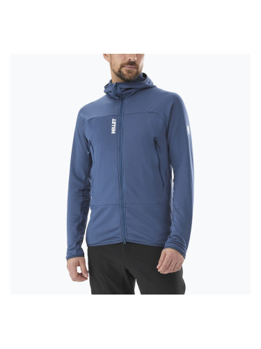 Мъжки потник с качулка Millet Fusion Grid Dark Denim