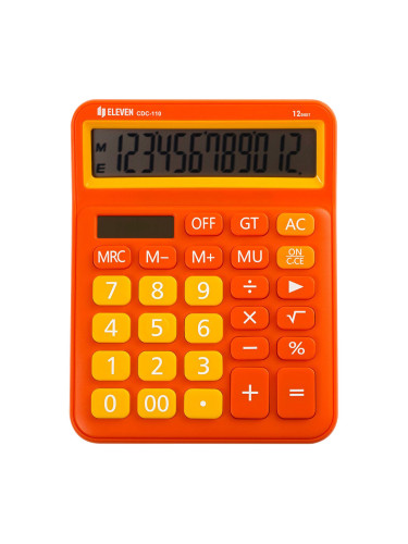 Калкулатор Eleven CDC110O 12разр оранжев
