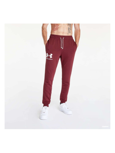 Панталони Under Armour Rival Terry Jogger Chestnut Red/ Onyx White S