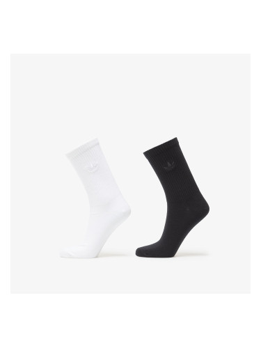 adidas Everyday Icons Crew Socks 2-Pack White S