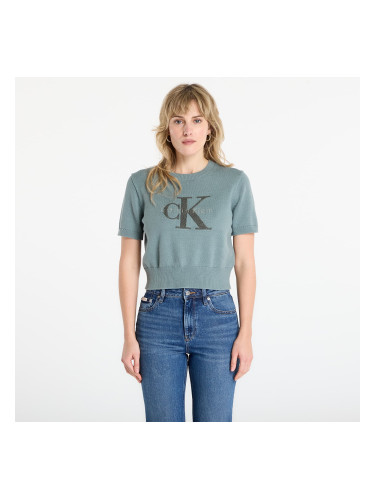 Пуловер Calvin Klein Jeans Chunky Cotton Graphic Sweater Grey XXS