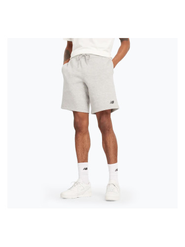 Мъжки къси панталони New Balance Fleece Short 9" athletic grey
