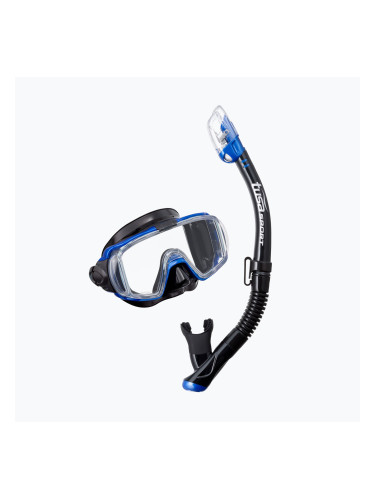 TUSA Комплект за гмуркане Маска + шнорхел, син UC-3125