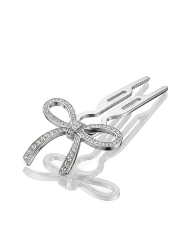 Fiona Franchimon Nº1 Hairpin Steel Crystals By Swarovski Щипка за коса за жени 1 бр Нюанс White Gold Finish