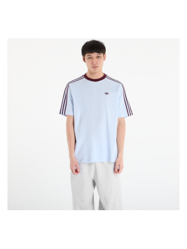 Тениска adidas Britcore Short Sleeve Ringer T-Shirt Crystal Sky XXL