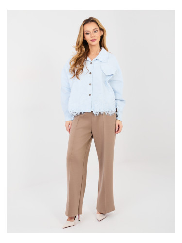 Дамски бизнес панталон в бежово