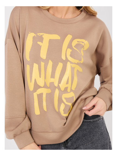 Дамски суитшърт с надпис