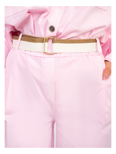 Светло розови панталони с колан
