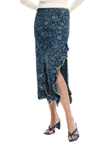 Миди пола Desigual с флорален принт