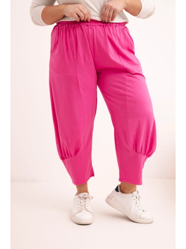 Панталон с ниска талия Kesi Włoski Plus Size