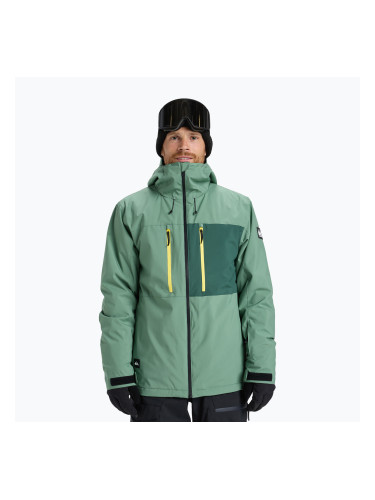 Детско яке за сноуборд Quiksilver Sycamore Solid 20K dark ivy