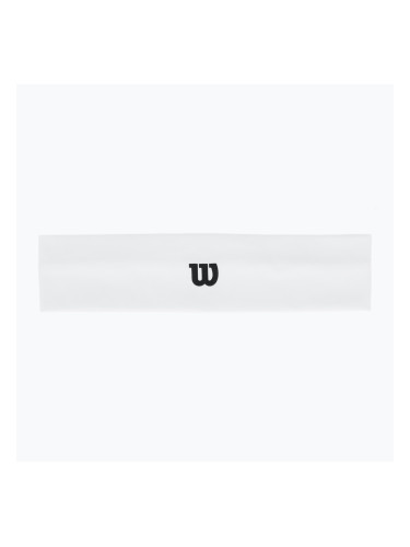 Лента за глава Wilson Wide Headband bright white