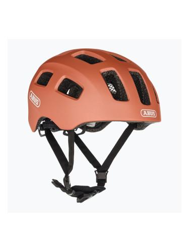 Детска велосипедна каска ABUS Youn-I 2.0 розово злато