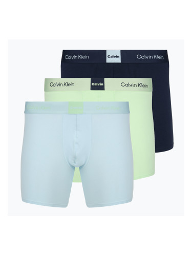 Боксерки Calvin Klein LV00NB4477 Brief 3 чифта patina green/shoreline/airidescenty blue