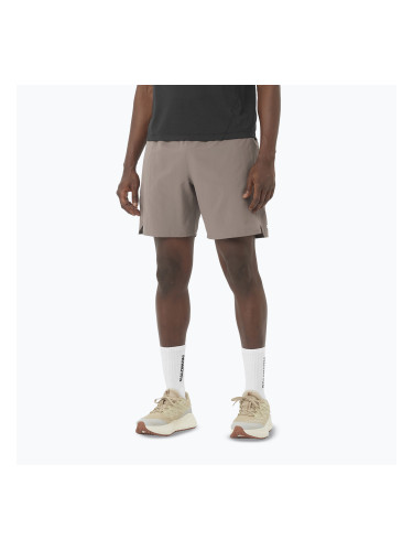 Мъжки къси панталони за бягане Salomon Shakeout Core 2IN1 7" No Liner iron