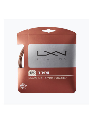 Тенис струна Luxilon Element 125 комплект 12,2 м кафява WRZ990105+