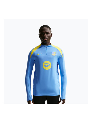 Мъжка футболна фланелка с дълъг ръкав Nike FC Barcelona Strike Fourth Knit Drill Top university blue/opti yellow