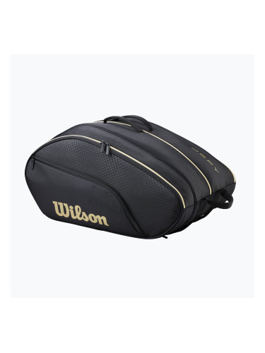 Чанта за падел Wilson Defy Padel black/gold