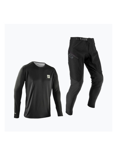 Мъжки велосипеден комплект Leatt Ride Kit MTB 1.0 ghost black