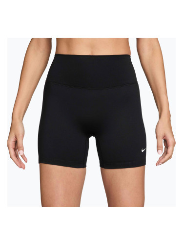 Дамски шорти Nike One High-Waisted Biker 5„ black/white
