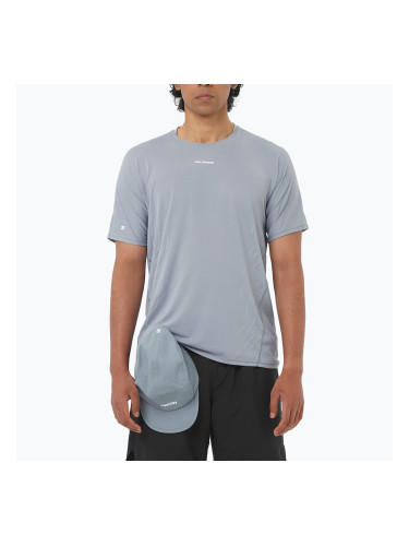 Мъжка тениска за бягане Salomon Sense Aero SS Tee GFX trade winds