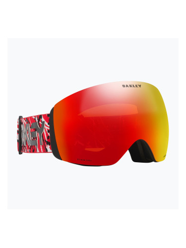 Скиорска маска Oakley Flight Deck L red eddie/prism snow torch iridium
