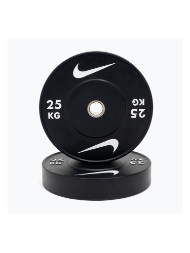 Бъмпер тежести Nike Strength Rubber Bumper Plates 25 kg black/white