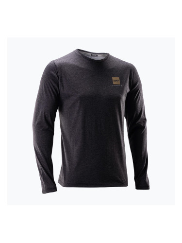 Мъжка блуза с дълъг ръкав за колоездене Leatt MTB Gravity 3.0 ghost black