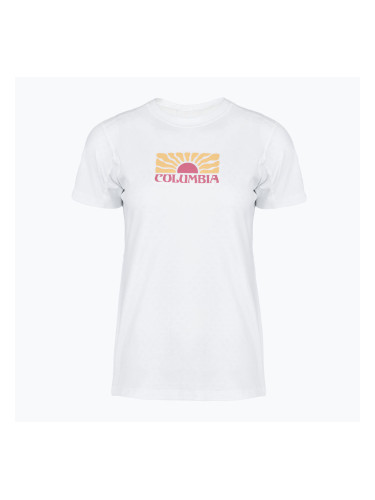Дамска тениска Columbia Ruby Springs Graphic Fitted white/brandrise