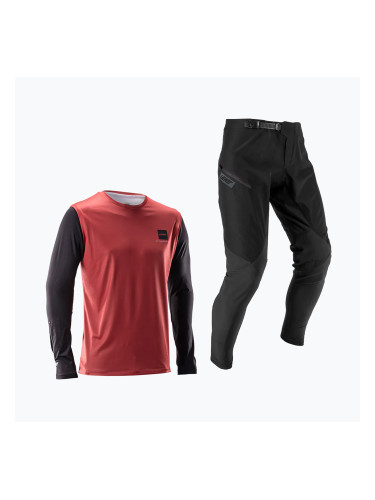 Мъжки велосипеден комплект Leatt Ride Kit MTB 1.0 dusty red