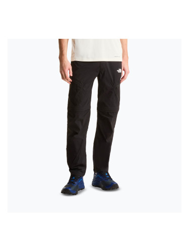 Мъжки панталони за трекинг The North Face Exploration Regular Tapered Convertible tnf black