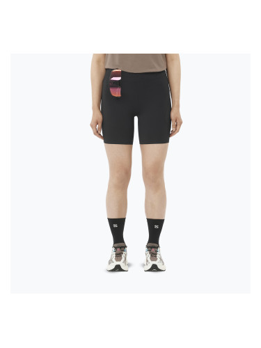 Дамски шорти за бягане Salomon Sense Stow 6“ deep black