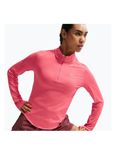 Дамска блуза с дълъг ръкав за бягане Nike Swift Dri-Fit UV 1/4-Zip sea coral