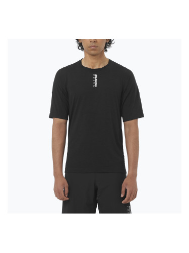 Мъжка тениска за бягане  Salomon Ultra Tee deep black