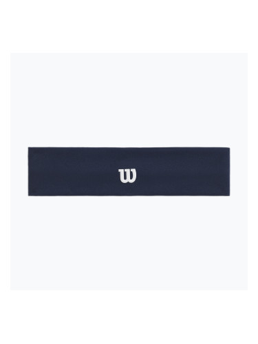 Лента за глава Wilson Wide Headband classic navy