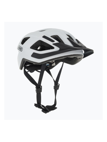 Велосипедна каска ABUS Aduro 3.0 fleece бяла