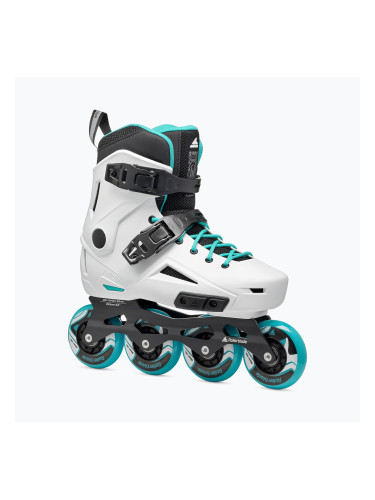Дамски ролкови кънки Rollerblade Lightning W white/aqua