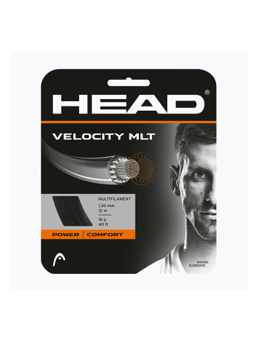 HEAD Velocity MLT тенис струна 12 м черна 281404