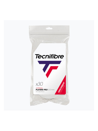 Грип за тенис ракета Tecnifibre Pro Players Tennis Wraps 30 бр. white