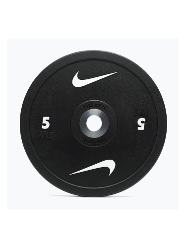 Бъмпер тежести Nike Strength Pro Urethane Bumper Plates 5 kg black/white