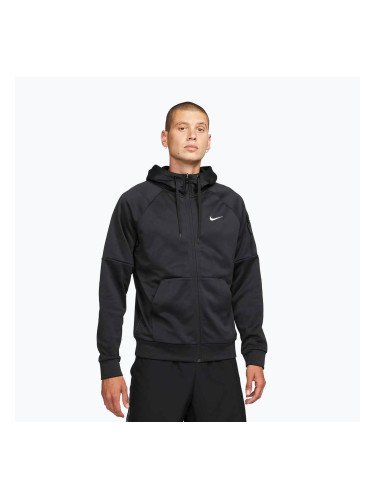 Мъжки суитшърт за тренировка Nike Therma Fit Full-Zip black/black/white